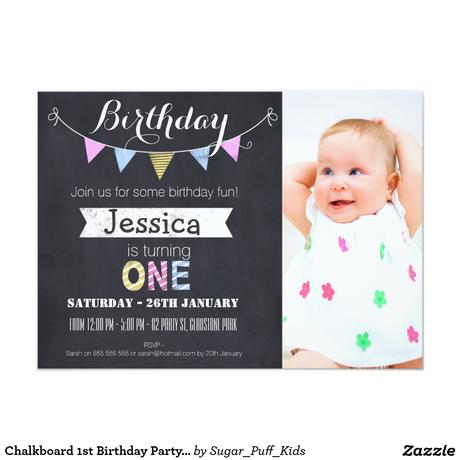 1st Birthday Party Invitations