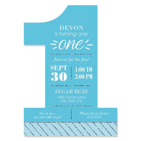 1st Birthday Party Invitations