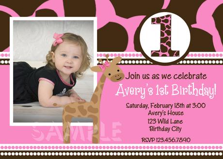 1st Birthday Party Invitations