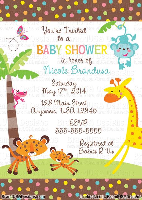 Baby Shower Invitations Personalized