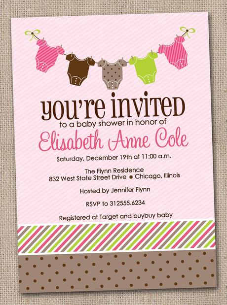 Baby Shower Invitations Personalized