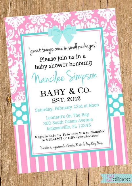 Baby Shower Invitations Personalized