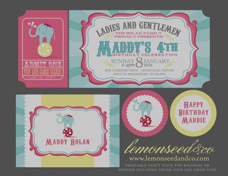 Baby Shower Ticket Invitation Template