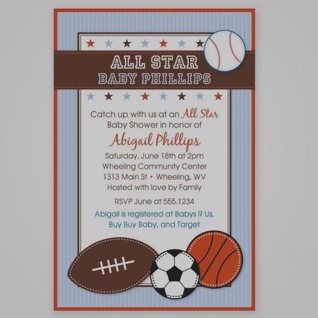 Baby Shower Ticket Invitation Template