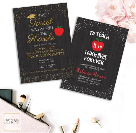 Teacher Graduation Invitations