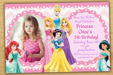 Disney Party Invitations