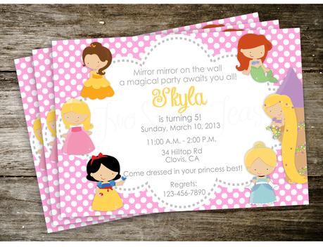 Disney Party Invitations