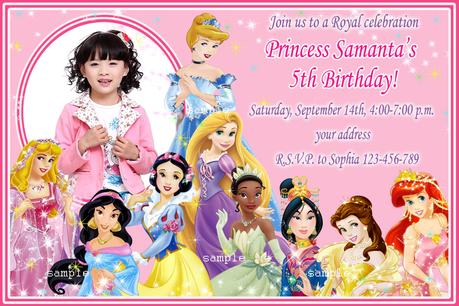 Disney Party Invitations