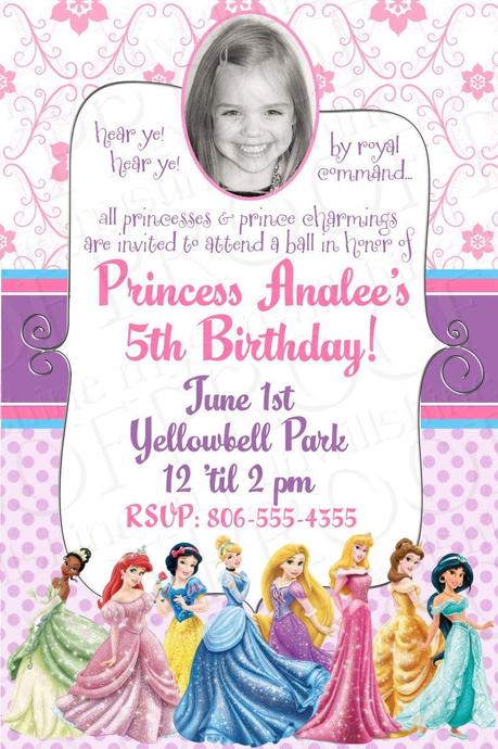 Disney Party Invitations