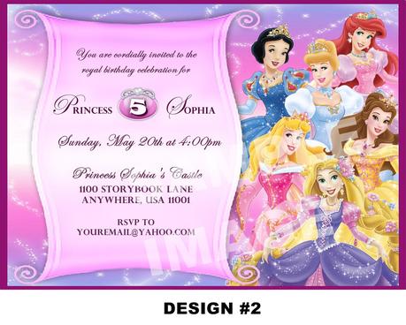 Disney Party Invitations