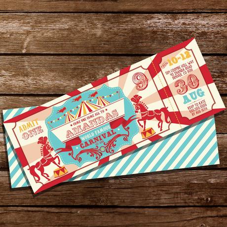 Circus Party Invitation