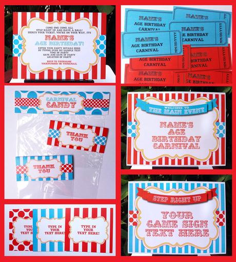 Circus Party Invitation