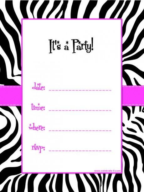 Print Party Invitations Online