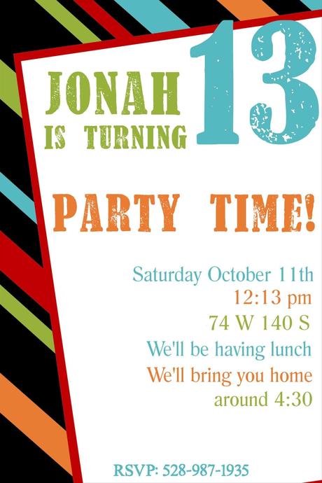 Print Party Invitations Online