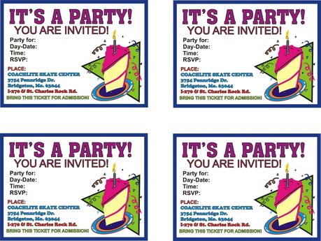 Print Party Invitations Online