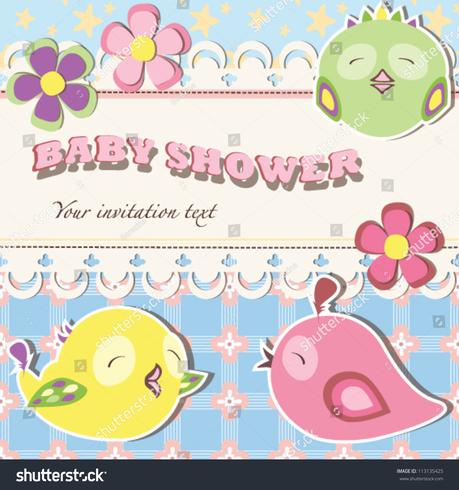 Baby Shower Invitation Postcards