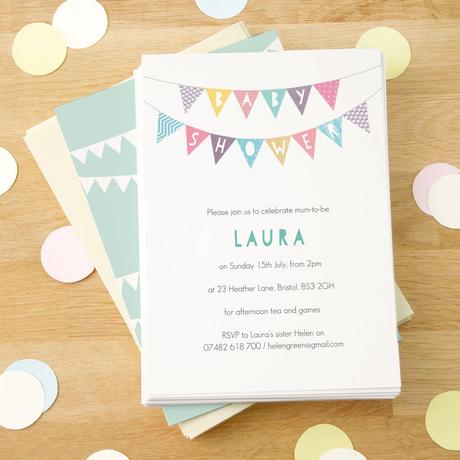 Baby Shower Invitation Postcards