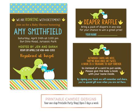 Dinosaur Baby Shower Invitations Online