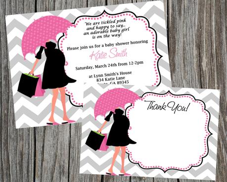 Modern Baby Shower Invitations