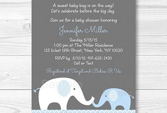 Modern Baby Shower Invitations - Paperblog