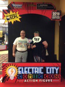 Photo of Jen and Jon at Electric City Comic Con 2018