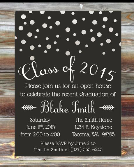 Custom Graduation Party Invitations