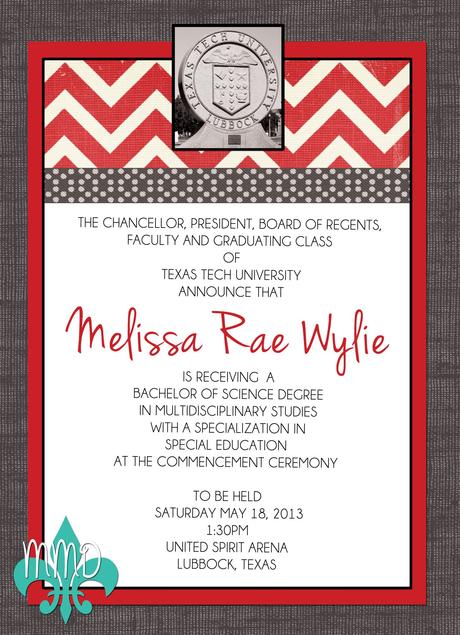 Custom Graduation Party Invitations