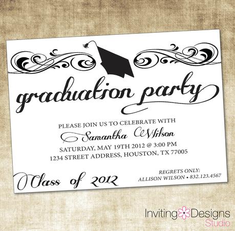 Custom Graduation Party Invitations