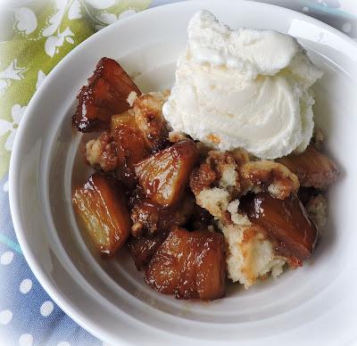 Downside Up Pineapple Cobbler