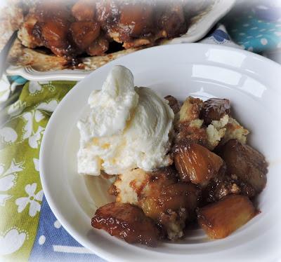 Downside Up Pineapple Cobbler