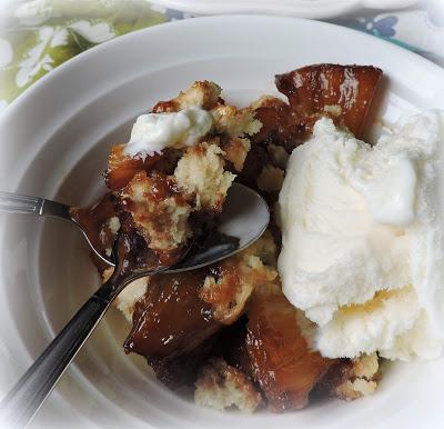 Downside Up Pineapple Cobbler