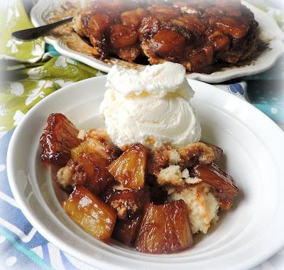 Downside Up Pineapple Cobbler