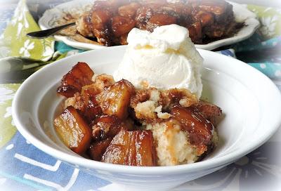 Downside Up Pineapple Cobbler