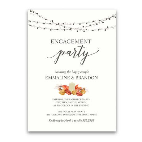 Fall Party Invites