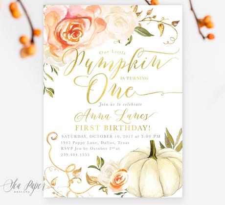 Fall Party Invites