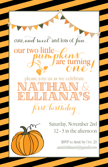 Fall Party Invites