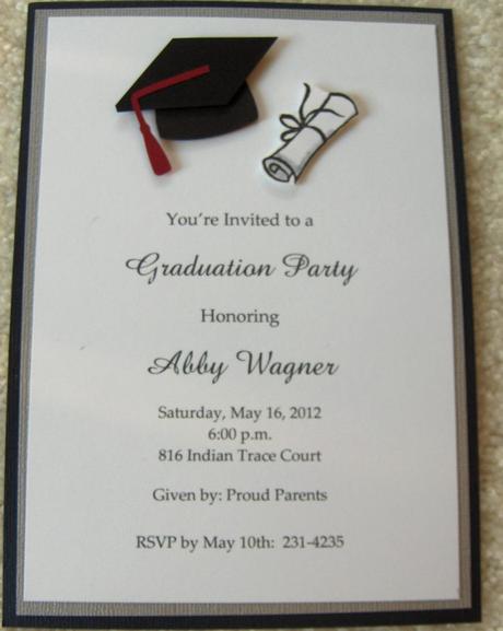 Sample Graduation Invitation Cards