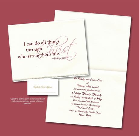 Sample Graduation Invitation Cards