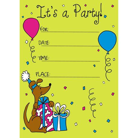 Birthday Invitation Cards Printable