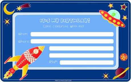 Birthday Invitation Cards Printable