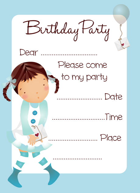 Birthday Invitation Cards Printable