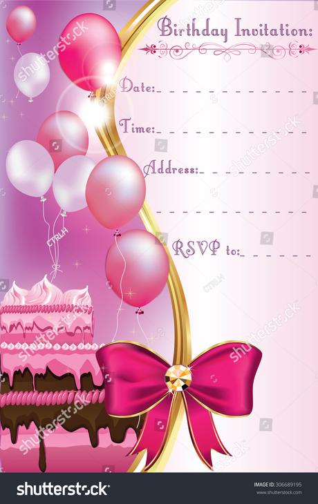 Birthday Invitation Cards Printable