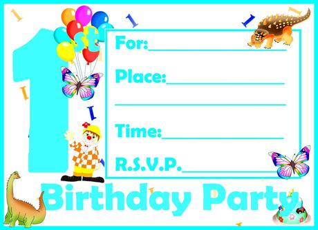 Birthday Invitation Cards Printable