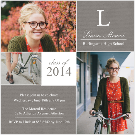 Graduation Open House Invitations