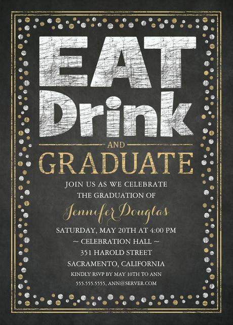 Graduation Open House Invitations