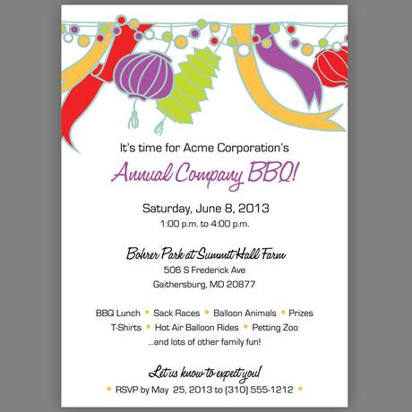 Office Party Invitation Email 9
