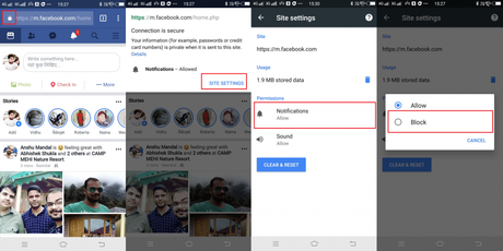 How to Turn Off Facebook Notifications in Chrome Browser Turn Off Facebook Notification in Chrome for Android and iOS