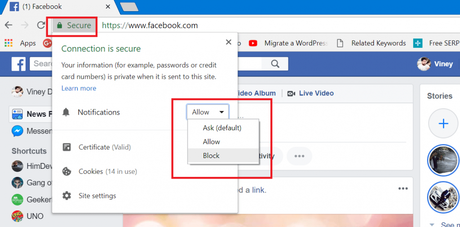 How to Turn Off Facebook Notifications in Chrome Browser Turn Off Facebook Notification in Chrome for Web