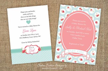 Custom Baby Shower Invites