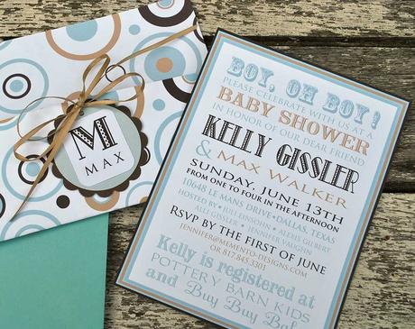 Custom Baby Shower Invites